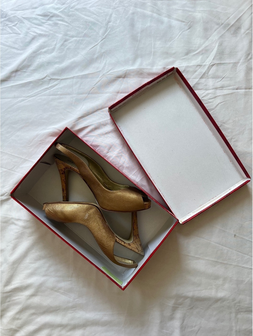 Guess Gold Heels